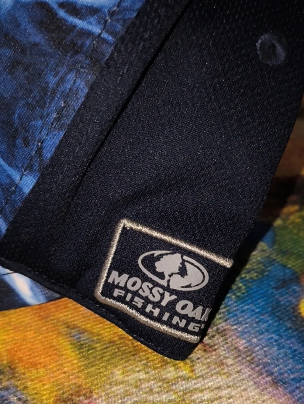 Mossy Oak Fishing Embroidered Logo Strap-on Hat Cap OSFM